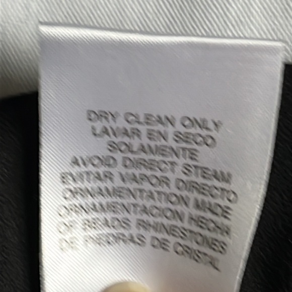 Maxi Skirt Black Beaded waist lined - Picture 8 of 12